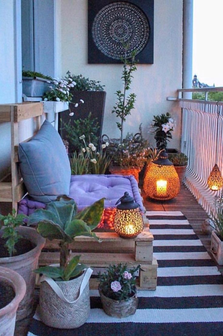 40 Cozy Balcony Ideas and Decor Inspiration 2019 - Page 10 of 41 - My Blog