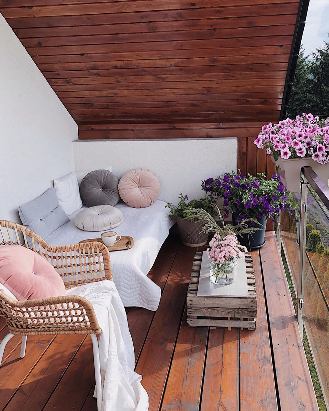 40 Cozy Balcony Ideas and Decor Inspiration 2019 - Page 37 of 41 - My Blog