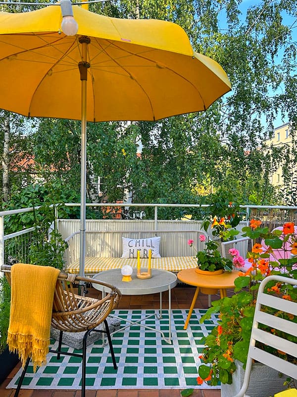 little balcony garden