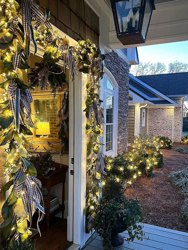 christmas door lights