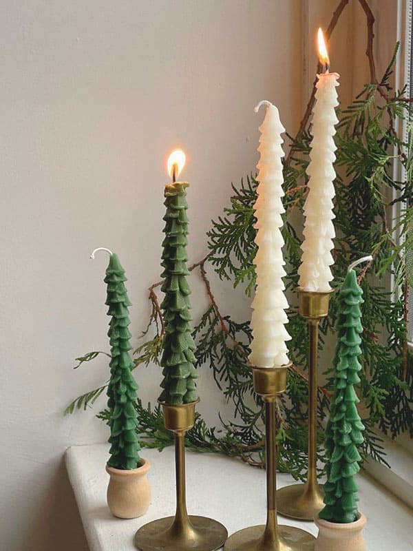 diy christmas candle decorations