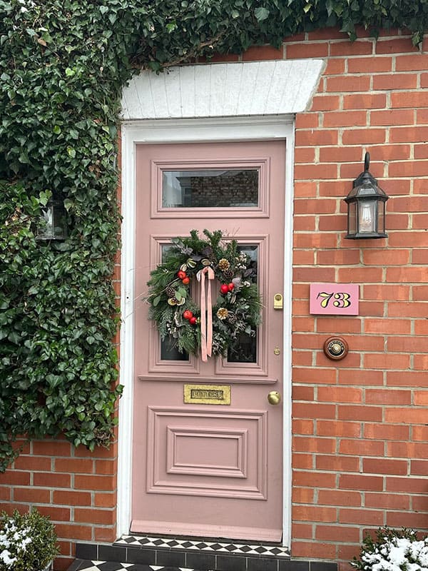 front door garland ideas