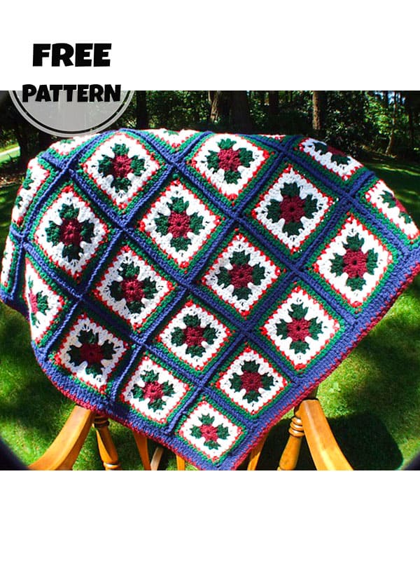 granny afghan crochet pattern