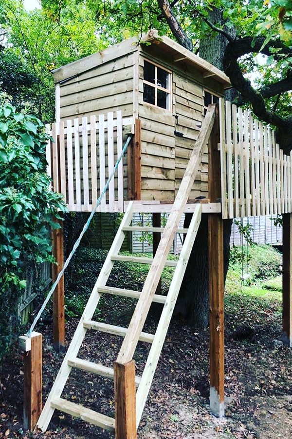 backyard playhouse shed