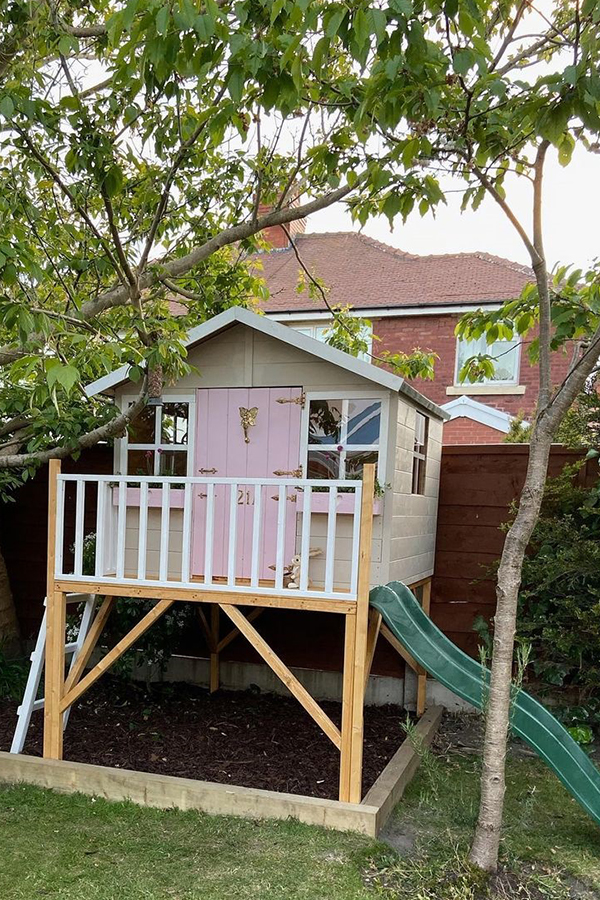 backyard playhouse wood